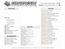Tablet Screenshot of cuantaprensa.com